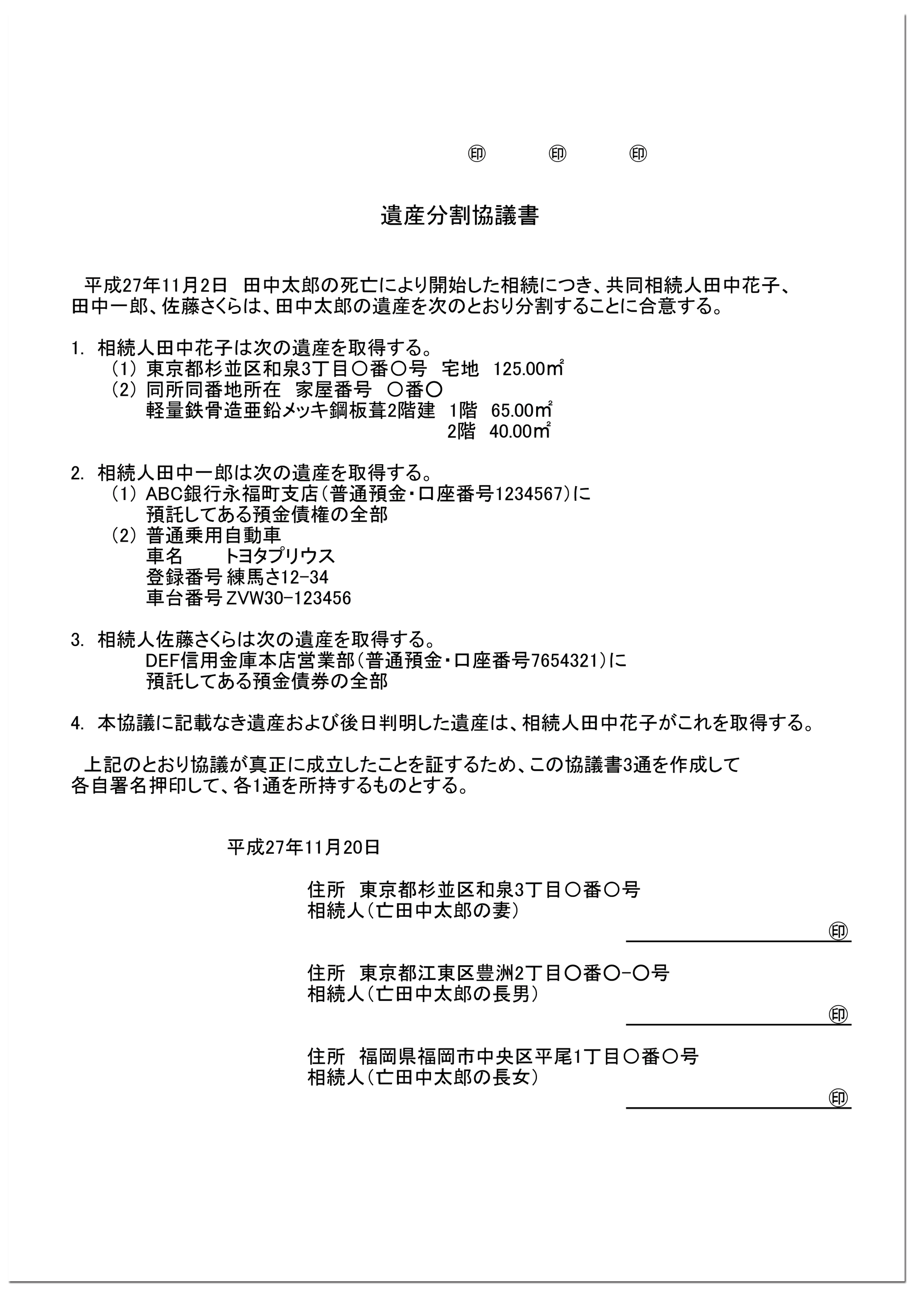 遺産 分割 協議 書 騙 され た